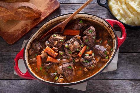 Boeuf Bourguignon recept .
